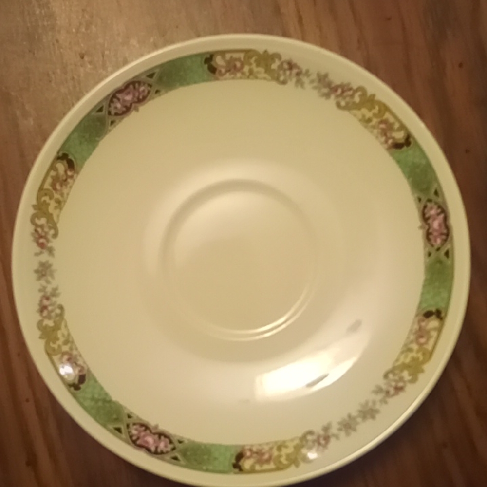 Homer Laughlin eggshell Nautilus saucers.6 ( bundle)